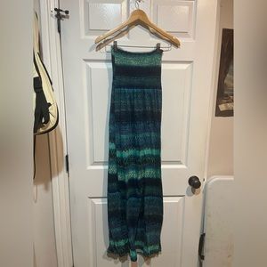 Faded glory strapless maxi dress size small 4-6